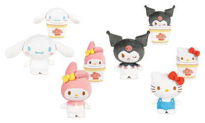 Hello Kitty &amp; Friends Plüschfiguren &nbsp;- Cup Noodles 16 cm Sortiment (24)