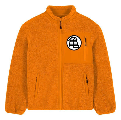 Dragon Ball Z Sherpa Jacke Goku Kanji Größe M
