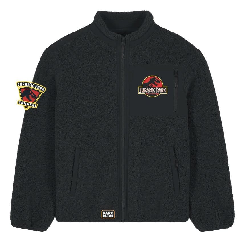 Jurassic Park Sherpa Jacke Logo Größe L