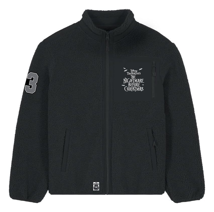 Nightmare Before Christmas Sherpa Jacke Jack Skellington Größe S