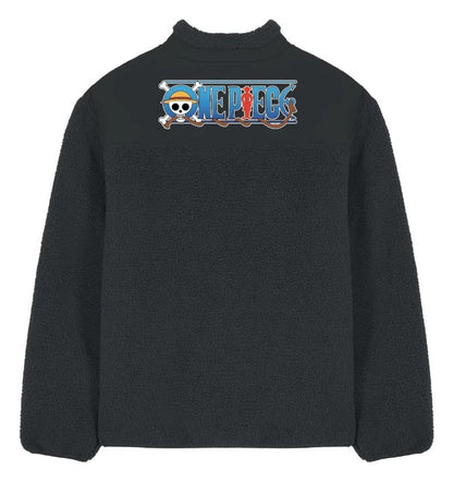 One Piece Sherpa Jacke Logo Größe M
