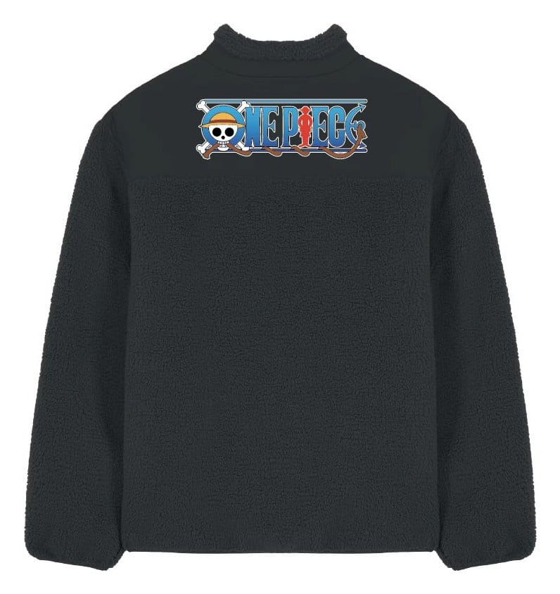 One Piece  Sherpa Jacke Logo Größe L