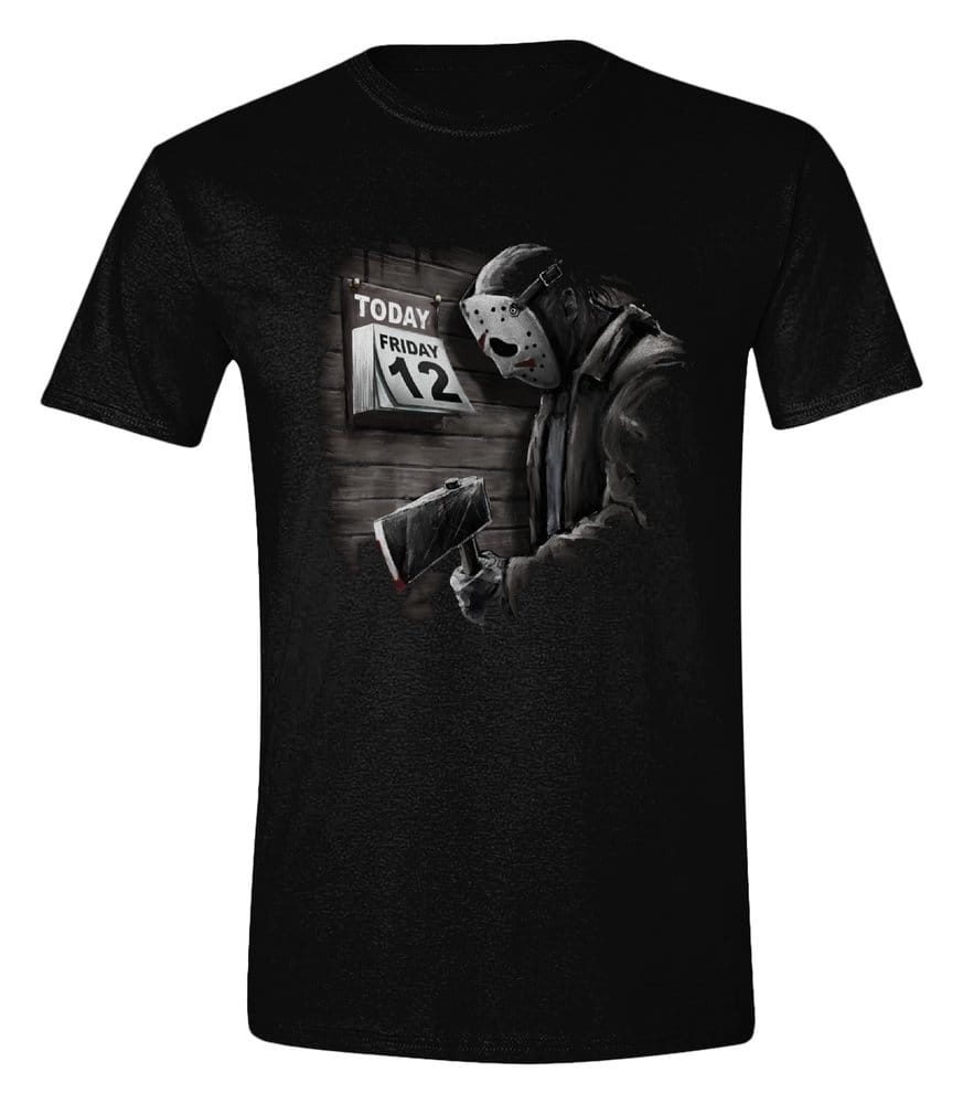 Friday the 13th T-Shirt Friday 12th Sad Größe M