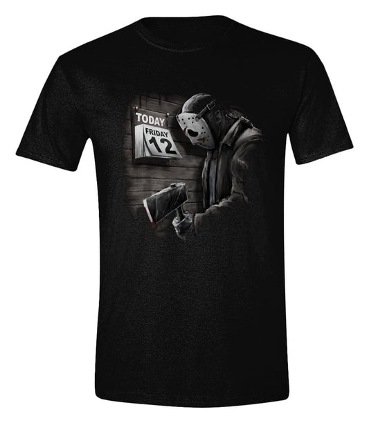 Friday the 13th T-Shirt Friday 12th Sad Größe L