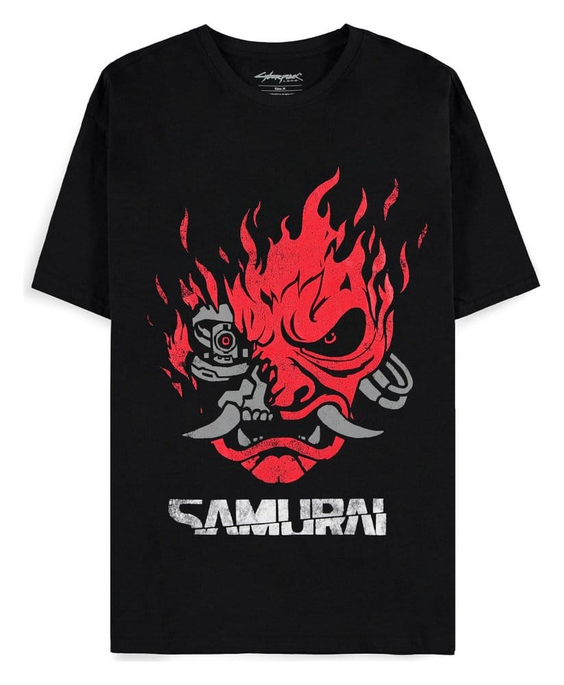 Cyberpunk 2077 T-Shirt Samurai Bandmerch  Größe L