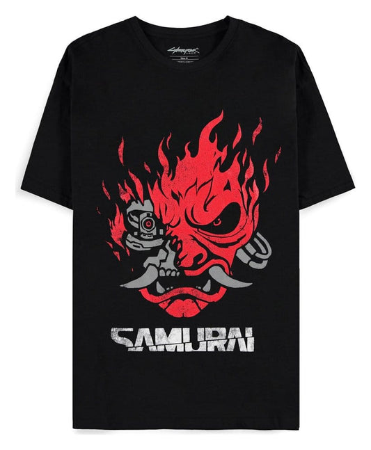Cyberpunk 2077 T-Shirt Samurai Bandmerch  Größe L