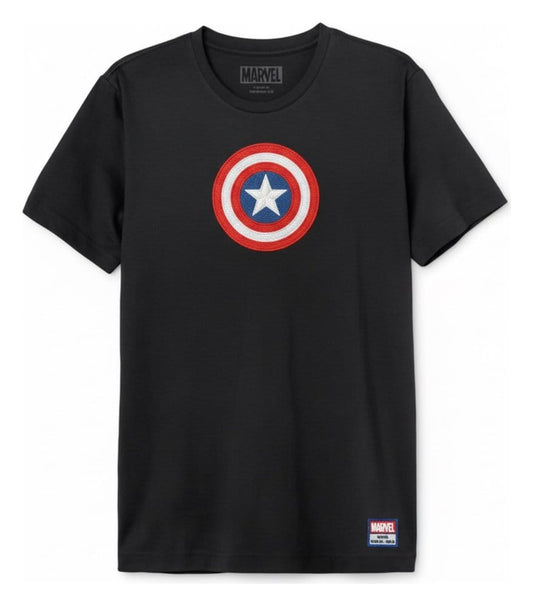 Marvel T-Shirt Captain America Shield Logo Größe L