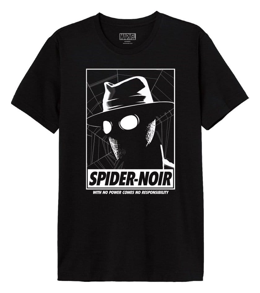 Marvel T-Shirt Spider-Noir Red Banner Cover Größe S