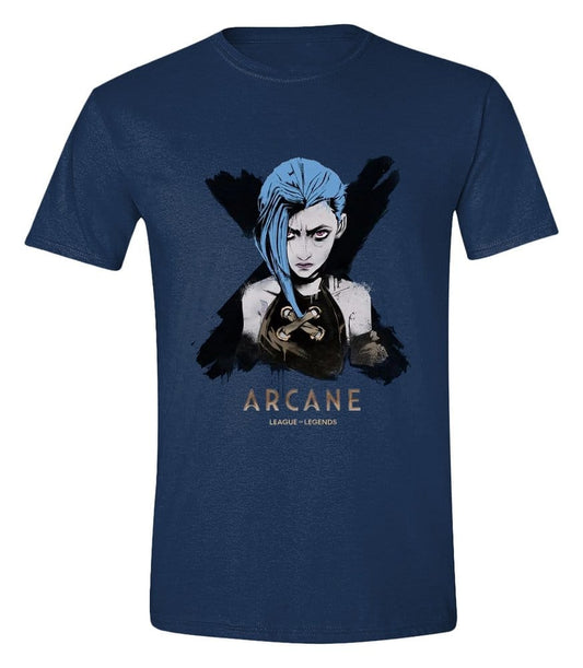 Arcane T-Shirt Jinx Portrait Größe M