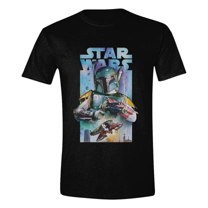 Star Wars T-Shirt Boba Fett Poster Größe XL