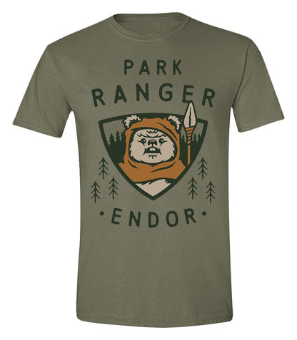 Star Wars T-Shirt Park Ranger Ewok  Größe XL