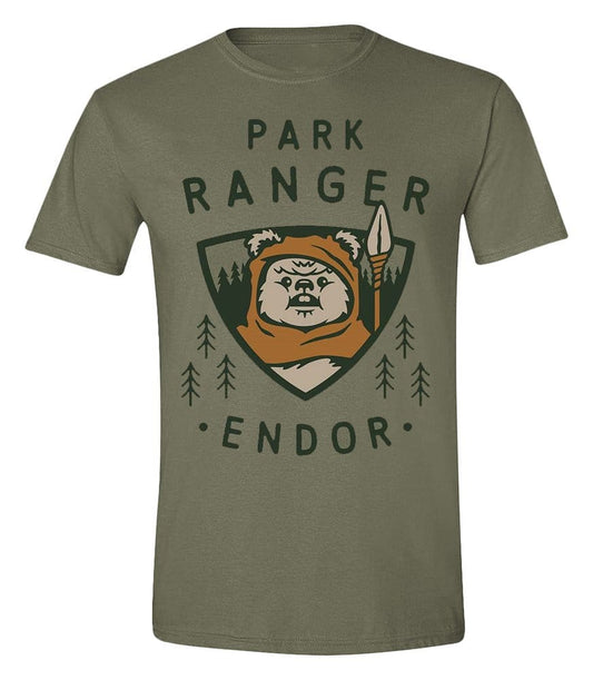 Star Wars T-Shirt Park Ranger Ewok  Größe XL