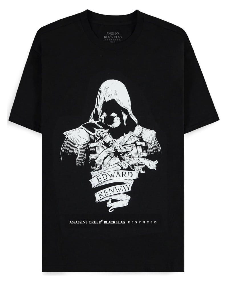 Assassin's Creed T-Shirt Black Flag Resynched Edward Kenway Größe XL