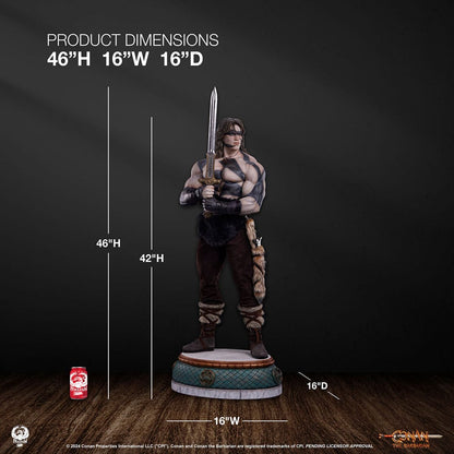 Conan der Barbar Elite Series Statue 1/2 Conan Warpaint Edition 116 cm