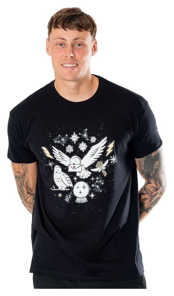 Harry Potter T-Shirt Hedwig Magical Xmas Größe XL