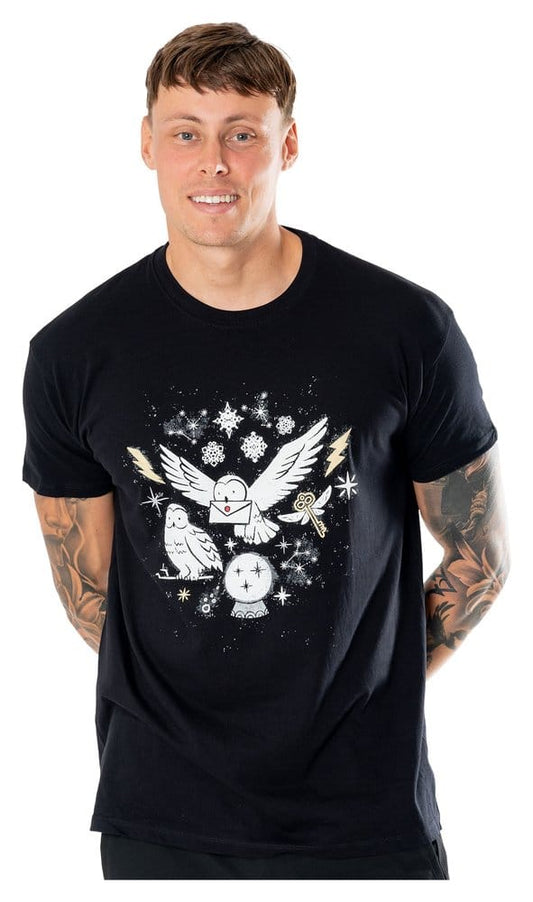 Harry Potter T-Shirt Hedwig Magical Xmas Größe XL