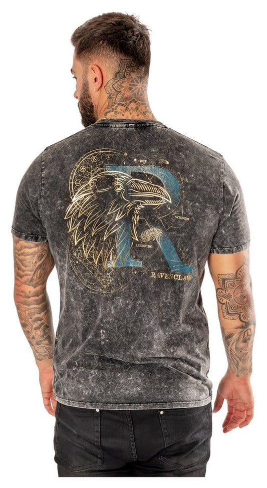 Harry Potter T-Shirt Ravenclaw Acid Wash Größe XXL
