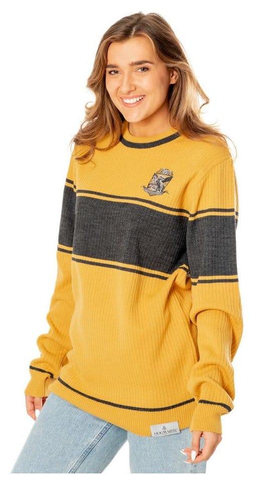 Harry Potter Kids Sweater Hufflepuff Varsity Größe XL