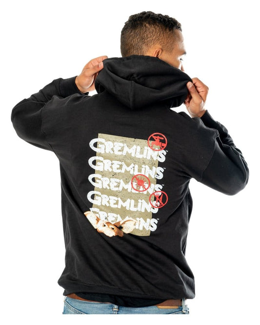 Gremlins Kapuzenpullover Front Back Tear-Away Größe XXL