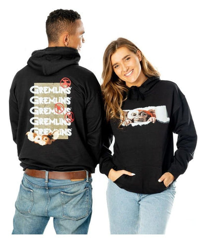 Gremlins Kapuzenpullover Front Back Tear-Away Größe XXL