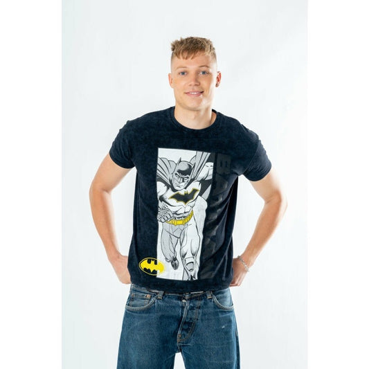 Batman T-Shirt Comic Acid Wash Größe XXL