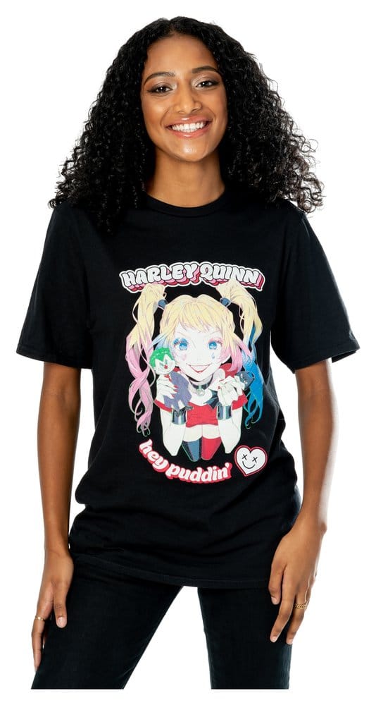 DC T-Shirt Harley Quinn Anime Puddin' Größe XXL