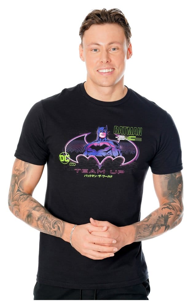 Batman T-Shirt Anime Matrix Grid Größe M