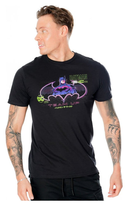 Batman T-Shirt Anime Matrix Grid Größe M