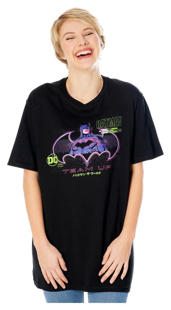 Batman T-Shirt Anime Matrix Grid Größe M