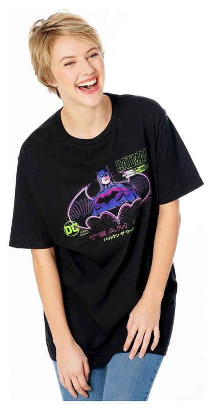 Batman T-Shirt Anime Matrix Grid Größe M