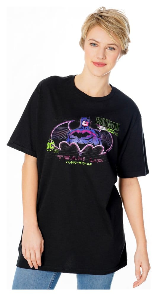 Batman T-Shirt Anime Matrix Grid Größe M