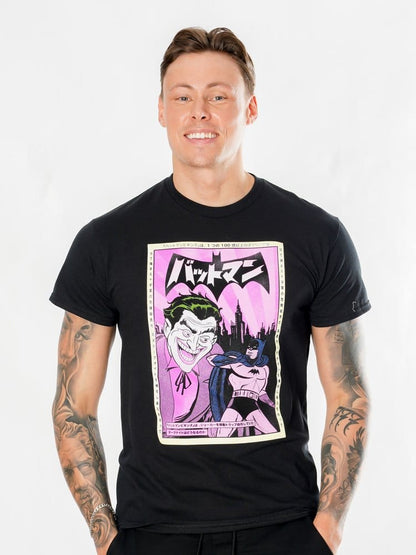 Batman T-Shirt Joker Anime Poster Größe S