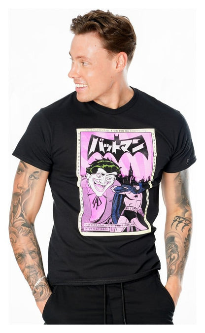 Batman T-Shirt Joker Anime Poster Größe M