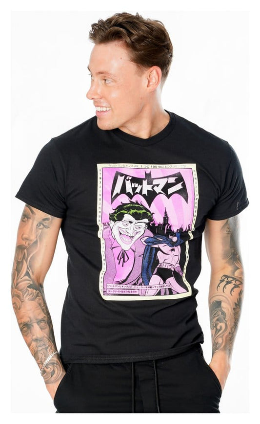 Batman T-Shirt Joker Anime Poster Größe M