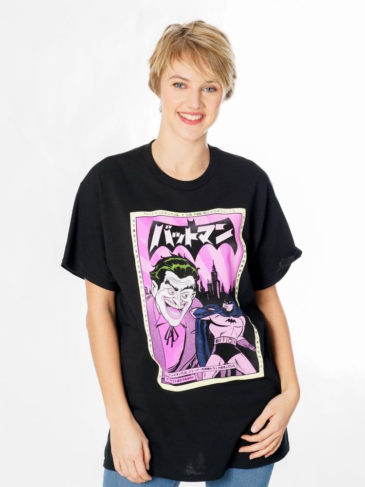 Batman T-Shirt Joker Anime Poster Größe XL