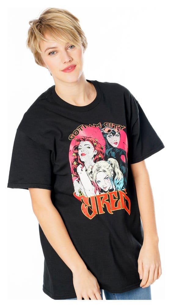 Gotham City Sirens T-Shirt Vintage Poster Größe XL