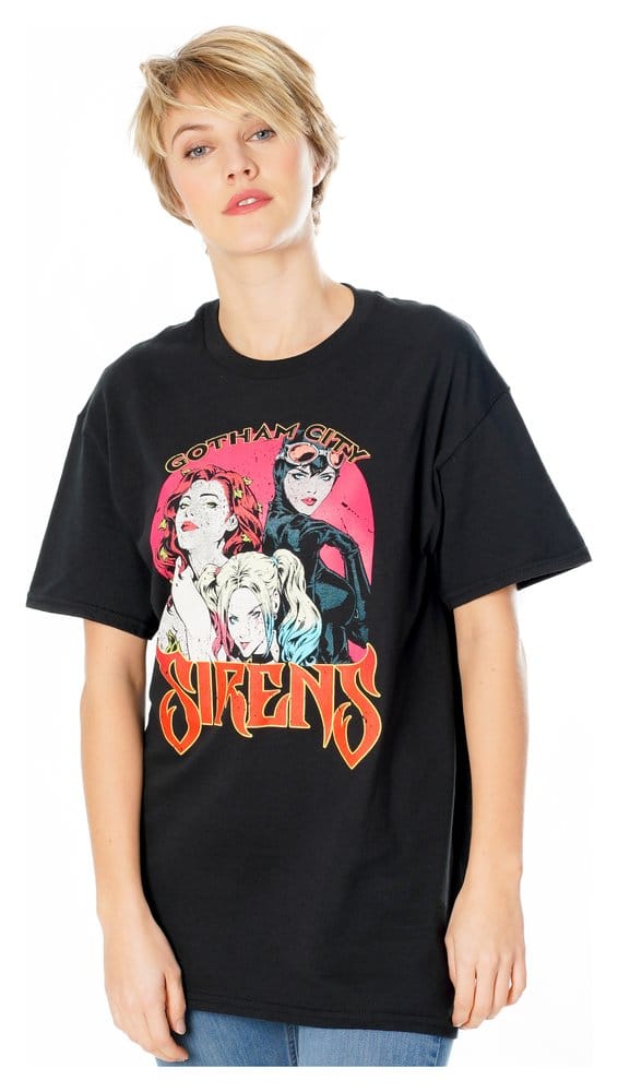 Gotham City Sirens T-Shirt Vintage Poster Größe XXL