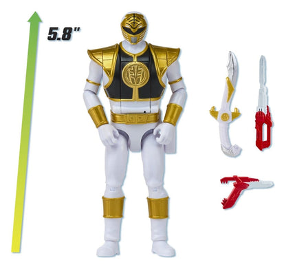 Power Rangers Auto-Morphin Actionfigur White Ranger 15 cm
