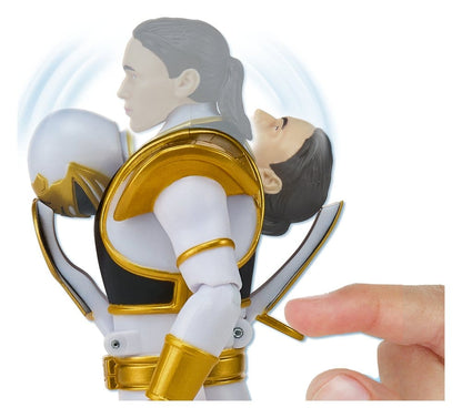 Power Rangers Auto-Morphin Actionfigur White Ranger 15 cm