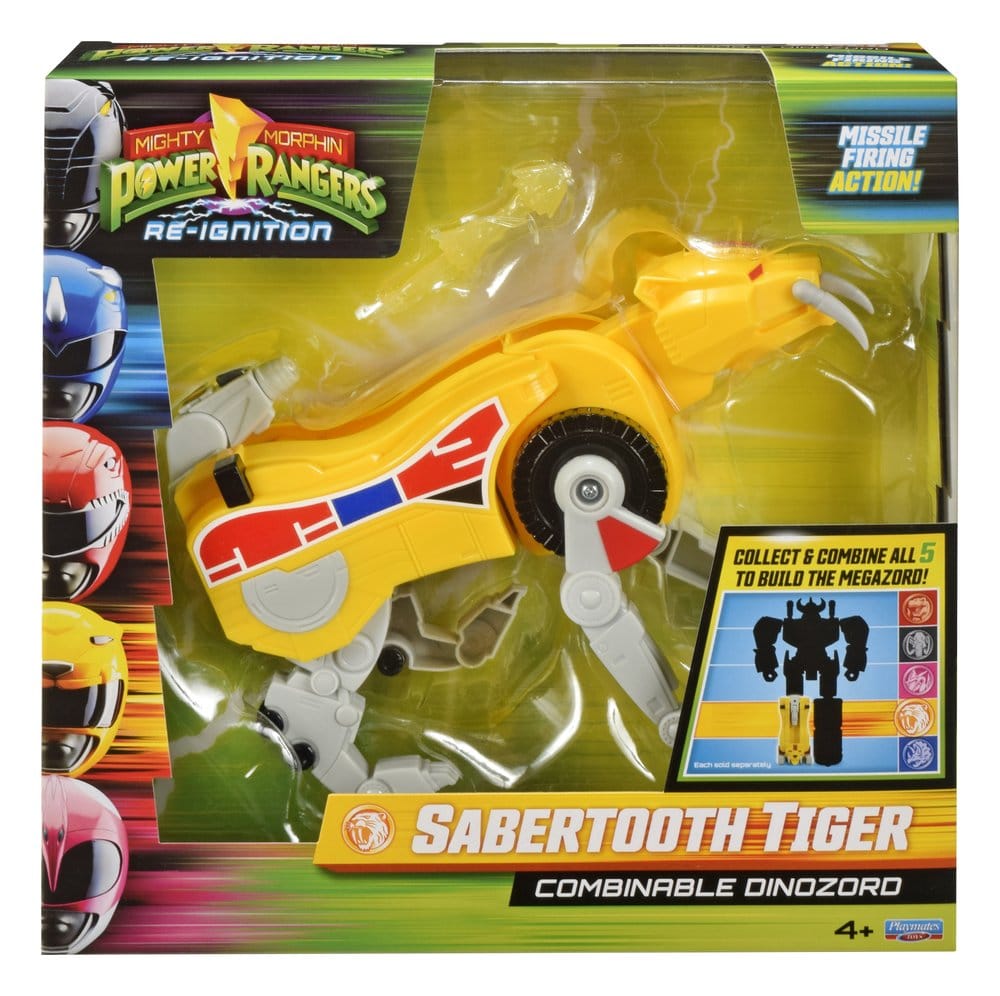 Power Rangers Combinable Dinozord Actionfigur Sabertooth Tiger 20 cm