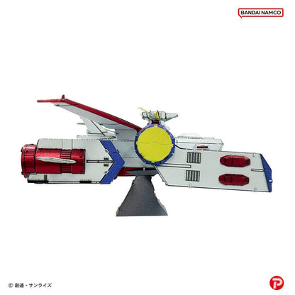 Mobile Suit Gundam Metallic Nano Puzzle Model Kit White Base 6 cm