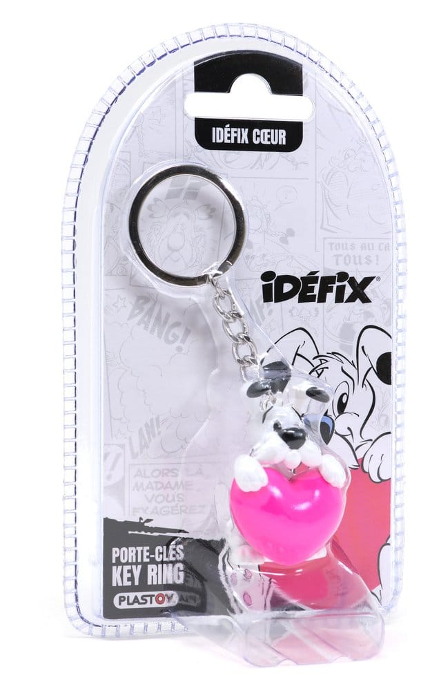 Asterix Schlüsselanhänger Idefix Rosa Herz (Blister)