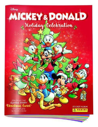 Mickey & Donald Holiday Celebration Sticker & Trading Card Collection Album *Deutsche Version*