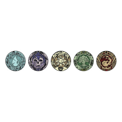 Magic: The Gathering Ansteck-Pins Blind Box Mystery Phyrexia Infected Lands Sortiment (10)