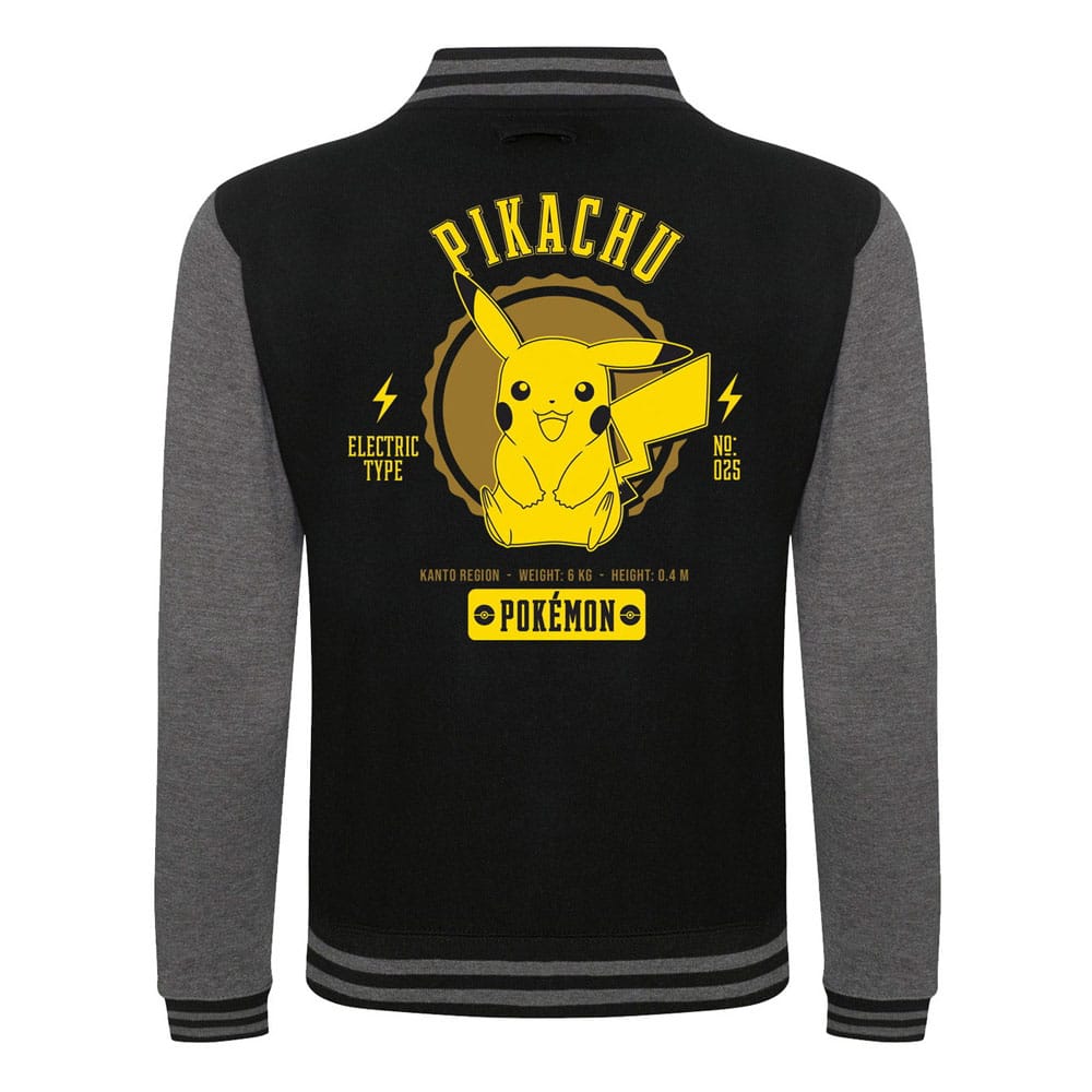 Pokemon Varsity Sweatjacke Collegiate Pikachu Größe L