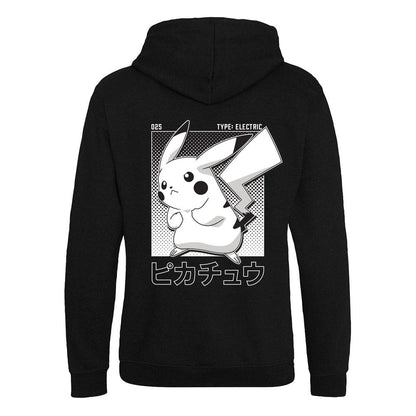 Pokemon Kapuzenpullover Halftone Pikachu Größe L