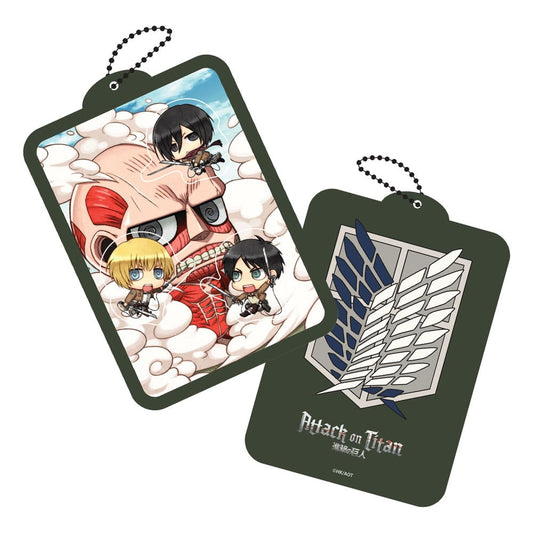 Attack on Titan Shaker Acryl Schlüsselanhänger Kawaii Attack!