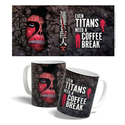 Attack on Titan Tasse Titan Coffee Break Time 325 ml