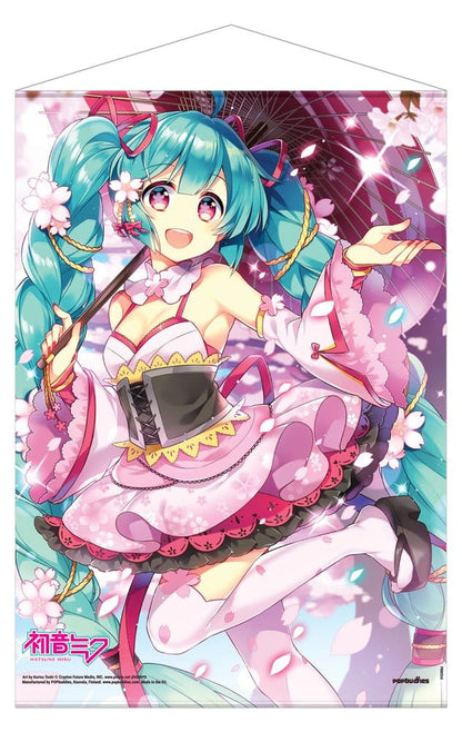 Hatsune Miku Wandrolle Hanami 50 x 70 cm