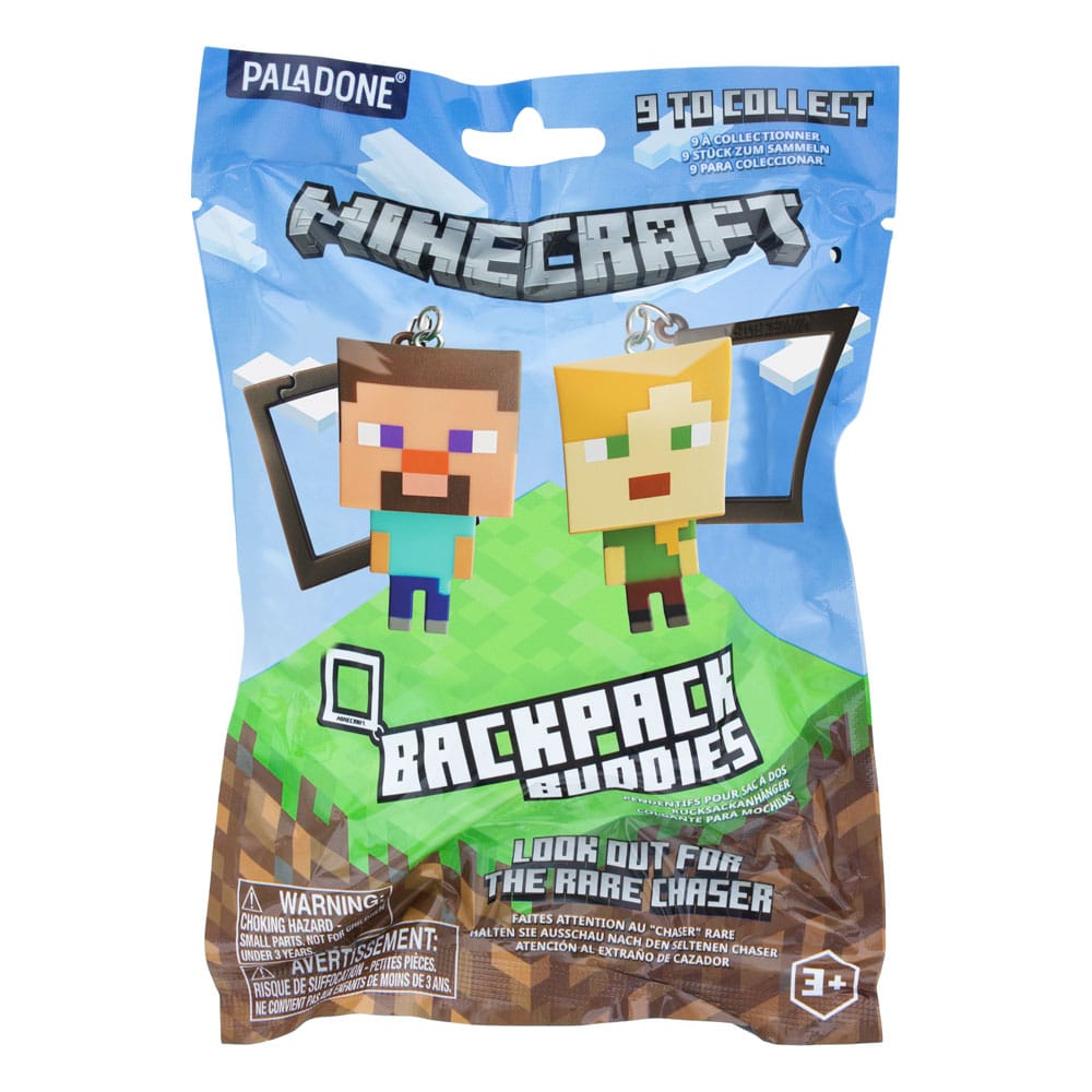 Minecraft Taschenanhänger Backpack Buddies Mystery Bags Series 4 Display (24)